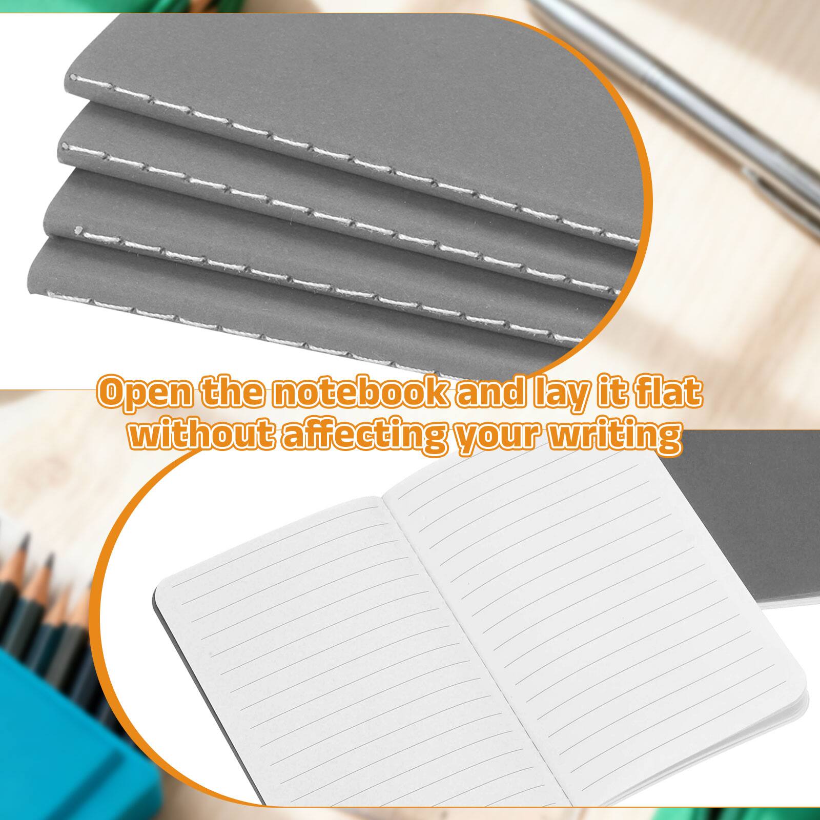 Open the notebook and lay it flat without affecting your writing