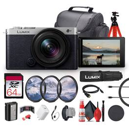 Panasonic - Lumix S9 Mirrorless Camera with 18-40mm f/4.5-6.3 Lens (Silver) + More