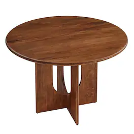 Modway - Rivian Round 48" Wood Dining Table - Brown