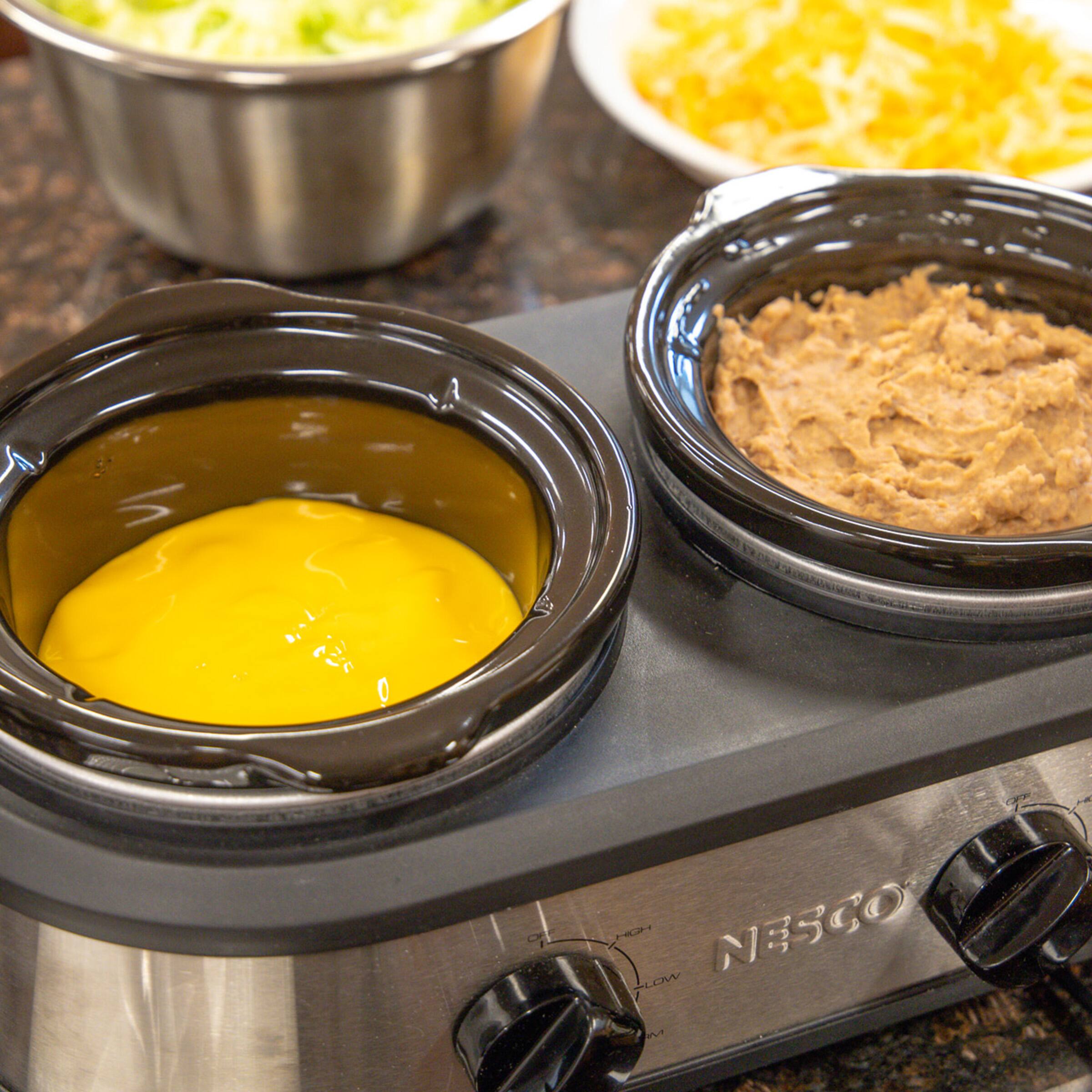 Alt View 2. Nesco - Dual Serving Station - Silver.