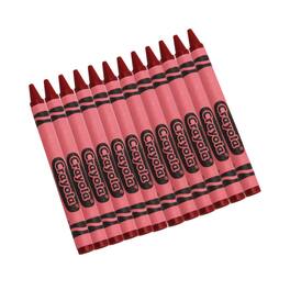 Crayola - Single Color Bulk Crayons, Regular Size, Red, 12 Count
