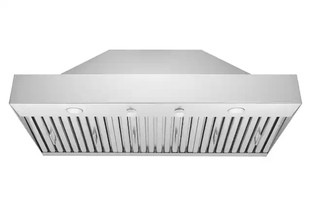 Front. Hauslane - Hauslane Range Hood Insert ,Stainless Steel Built-In Range Hood with 3-SPEED Dual Control Knobs - Stainless Steel.