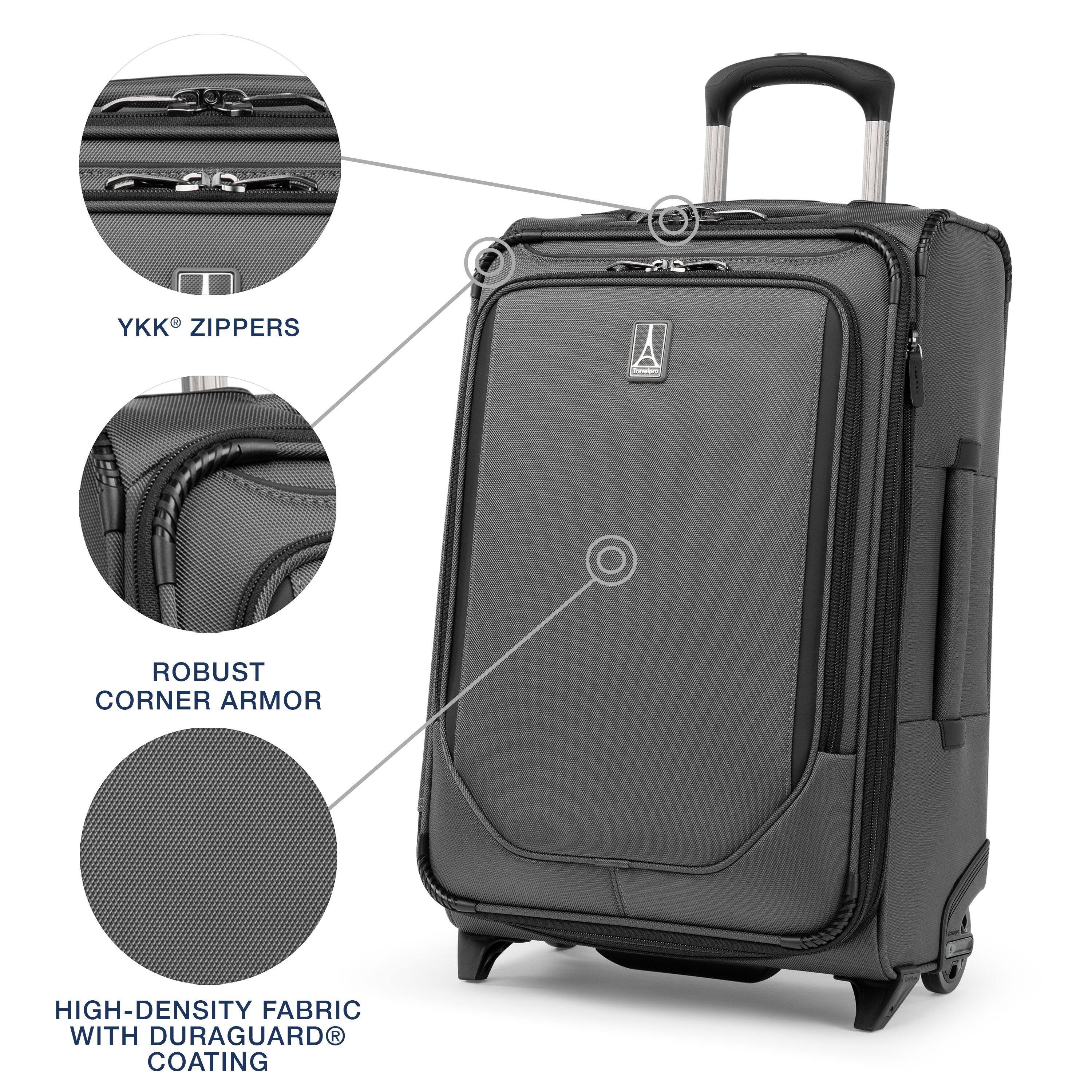 YKK® ZIPPERS  
ROBUST CORNER ARMOR  
HIGH-DENSITY FABRIC WITH DURAGUARD® COATING