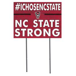 Jardine - NC State Wolfpack 18'' x 24'' I Chose Lawn Sign - Red