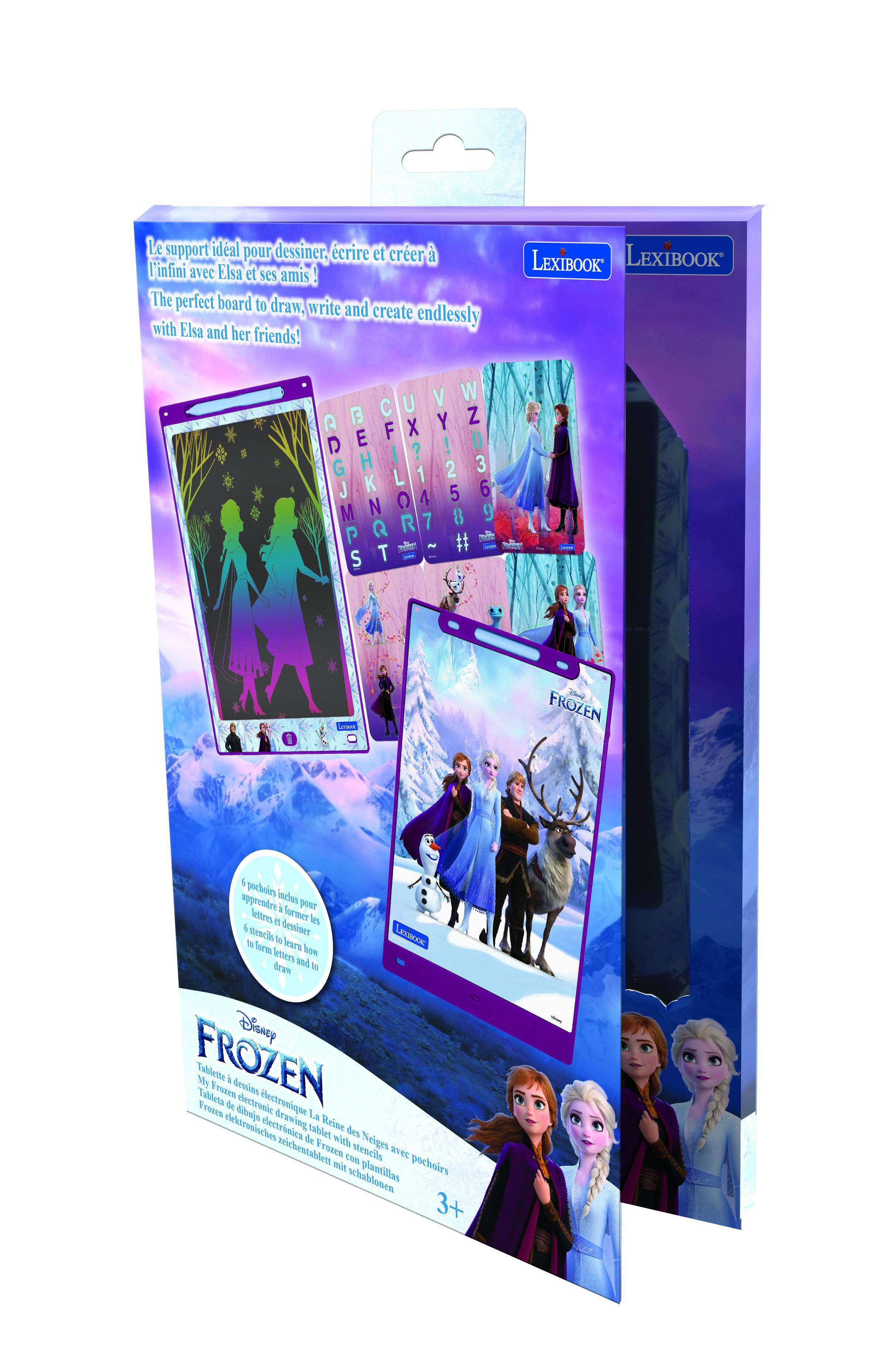 Le support idéal pour dessiner, écrire et créer à l'infini avec Elsa et ses amis !  
The perfect board to draw, write and create endlessly with Elsa and her friends!  

LEXIBOOK  
FROZEN  
Tablette d'écriture électronique La Reine des Neiges  
My Frozen Electronic Writing Tablet with Stencils  
Tabletta elettronica di disegno e scrittura La Regina delle Nevi  
Tabletta de dibujo electrónico de Frozen  
Tabletta de dibujo electrónico de Frozen  
Tabletta de dibujo electrónico de Frozen  
Tabletta de dibujo electrónico de Frozen  
Tabletta de dibujo electrónico de Frozen  
Tabletta de dibujo electrónico de Frozen  
Tabletta de dibujo electrónico de Frozen  
Tabletta de dibujo electrónico de Frozen  
Tabletta de dibujo electrónico de Frozen  
Tabletta de dibujo electrónico de Frozen  
Tabletta de dibujo electrónico de Frozen  
Tabletta de dibujo electrónico de Frozen  
Tabletta de dibujo electrónico de Frozen  
Tabletta de dibujo electrónico de Frozen  
Tabletta de
