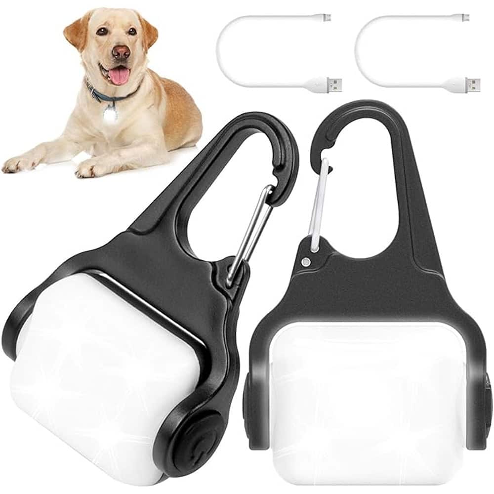 Schertz - Rechargeable Dog Collar Light – Clip-On, 3 Modes, LED, USB-C, IP65 Waterproof