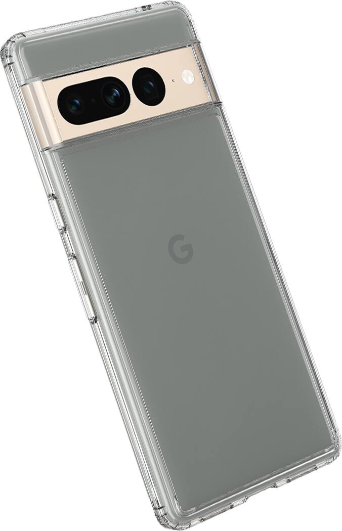 Alt View 13. SaharaCase - Hybrid-Flex Hard Shell Case for Google Pixel 7 Pro - Clear.