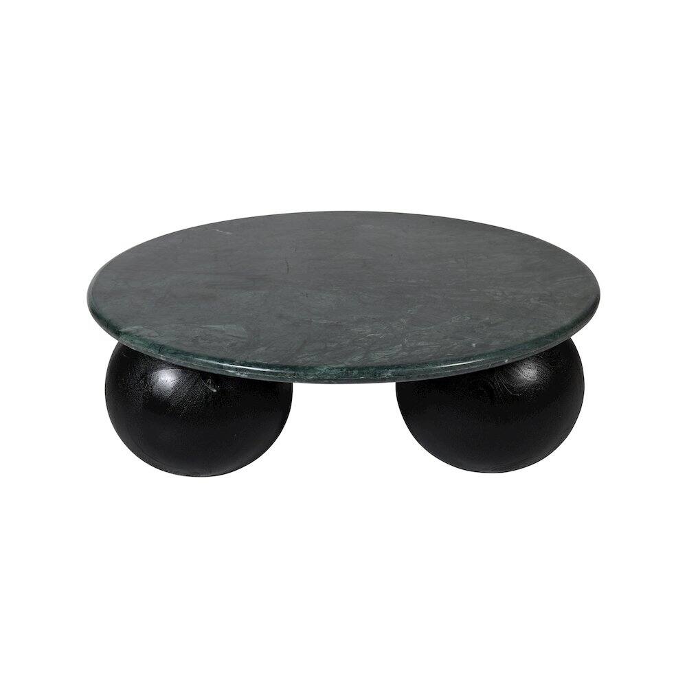 Alt View 2. Meridian Furniture - Treviso Green Marble Coffee Table - Green.