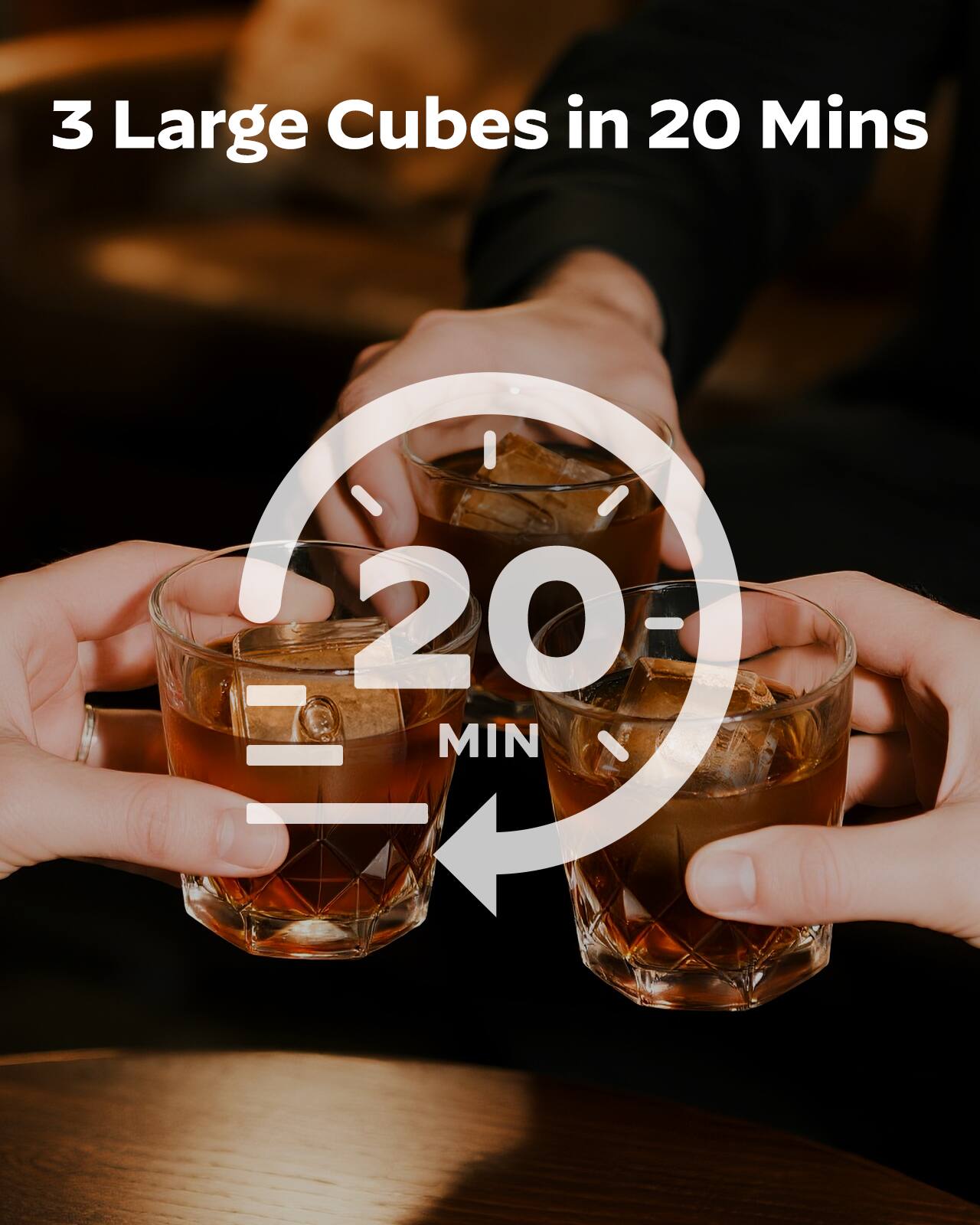 3 Large Cubes in 20 Mins