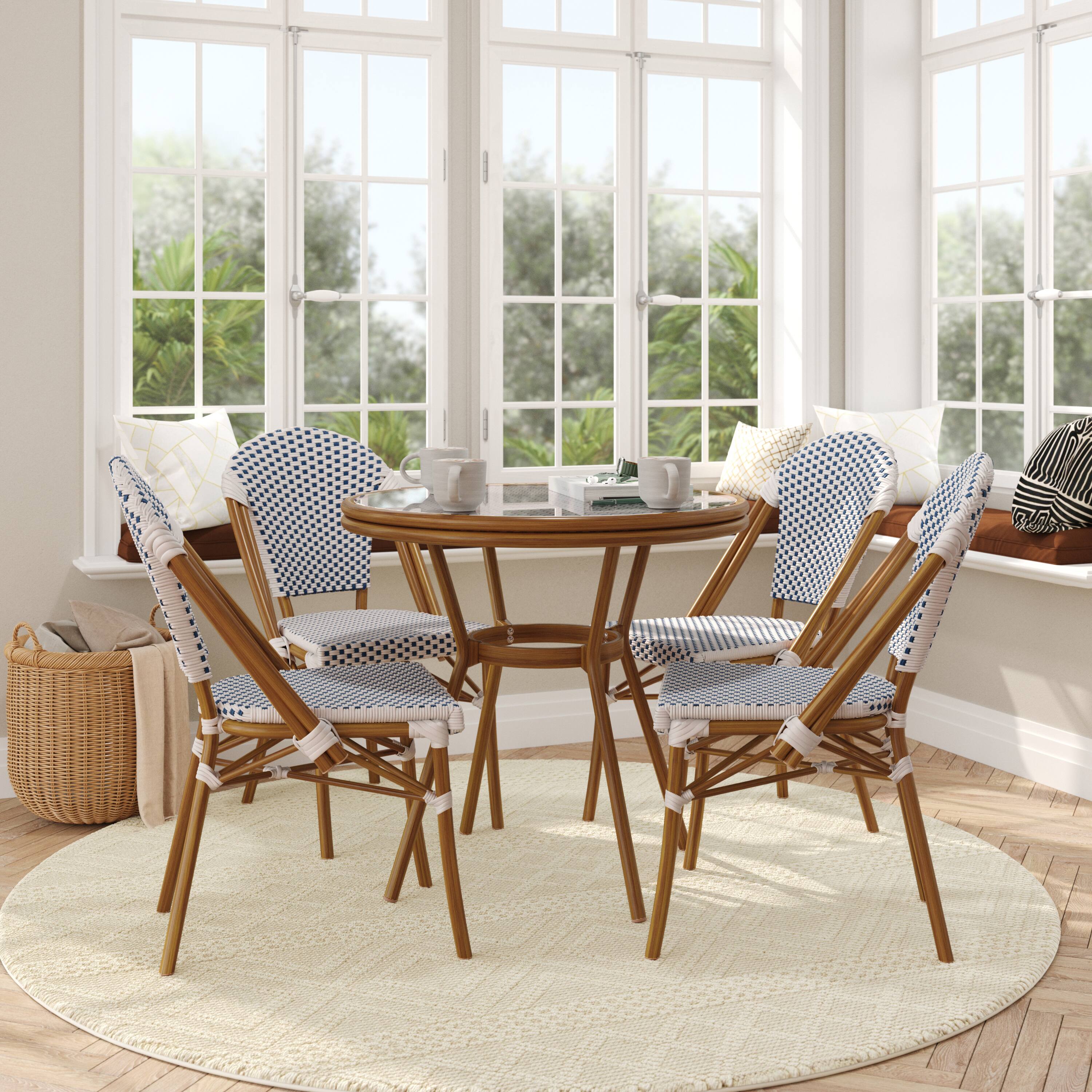 Flash Furniture Lourdes Indoor/Outdoor Commercial Bistro 31.5