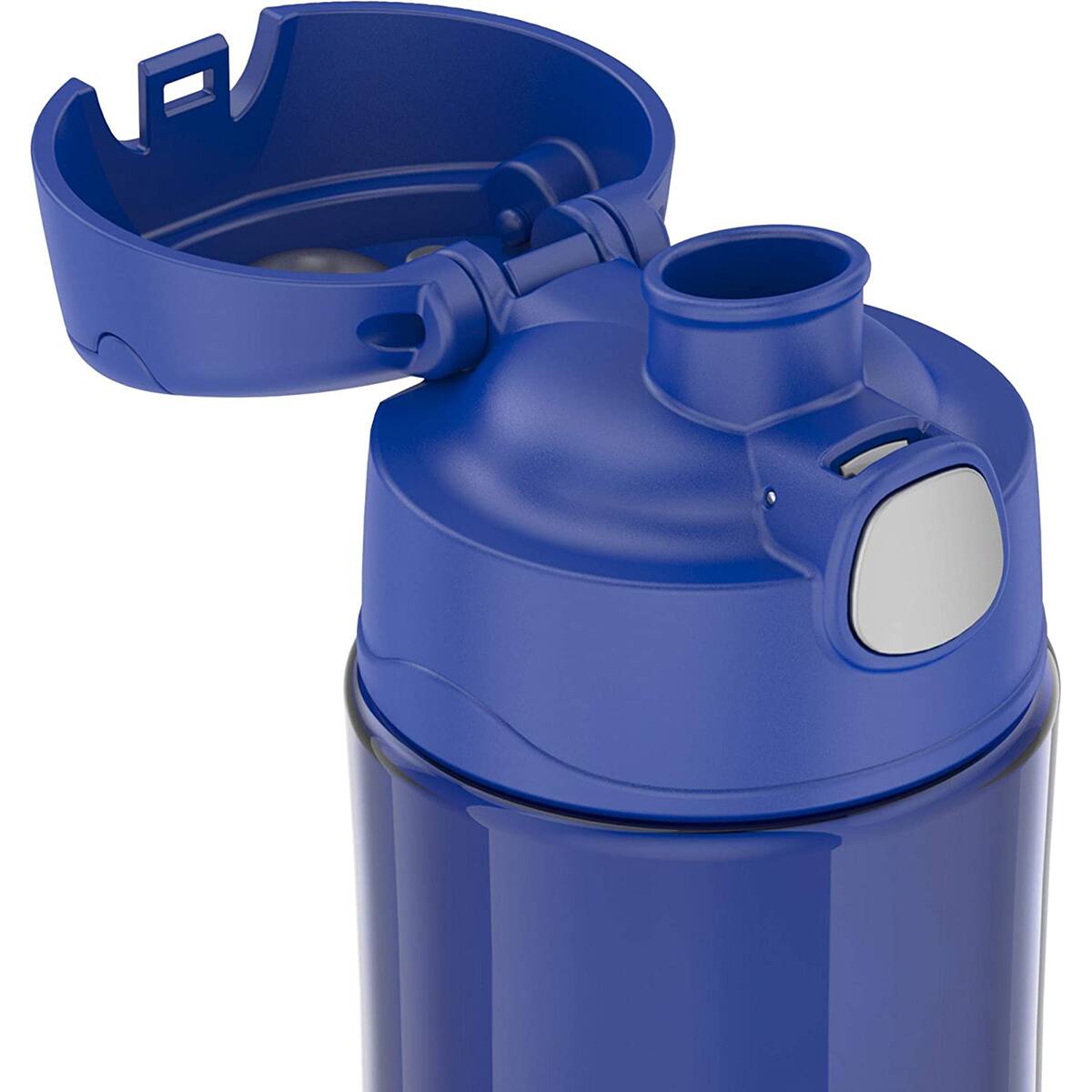 Alt View 2. Thermos - Thermos 16 oz. Kid's Funtainer Plastic Water Bottle w/ Spout Lid - Blueberry - Blueberry.