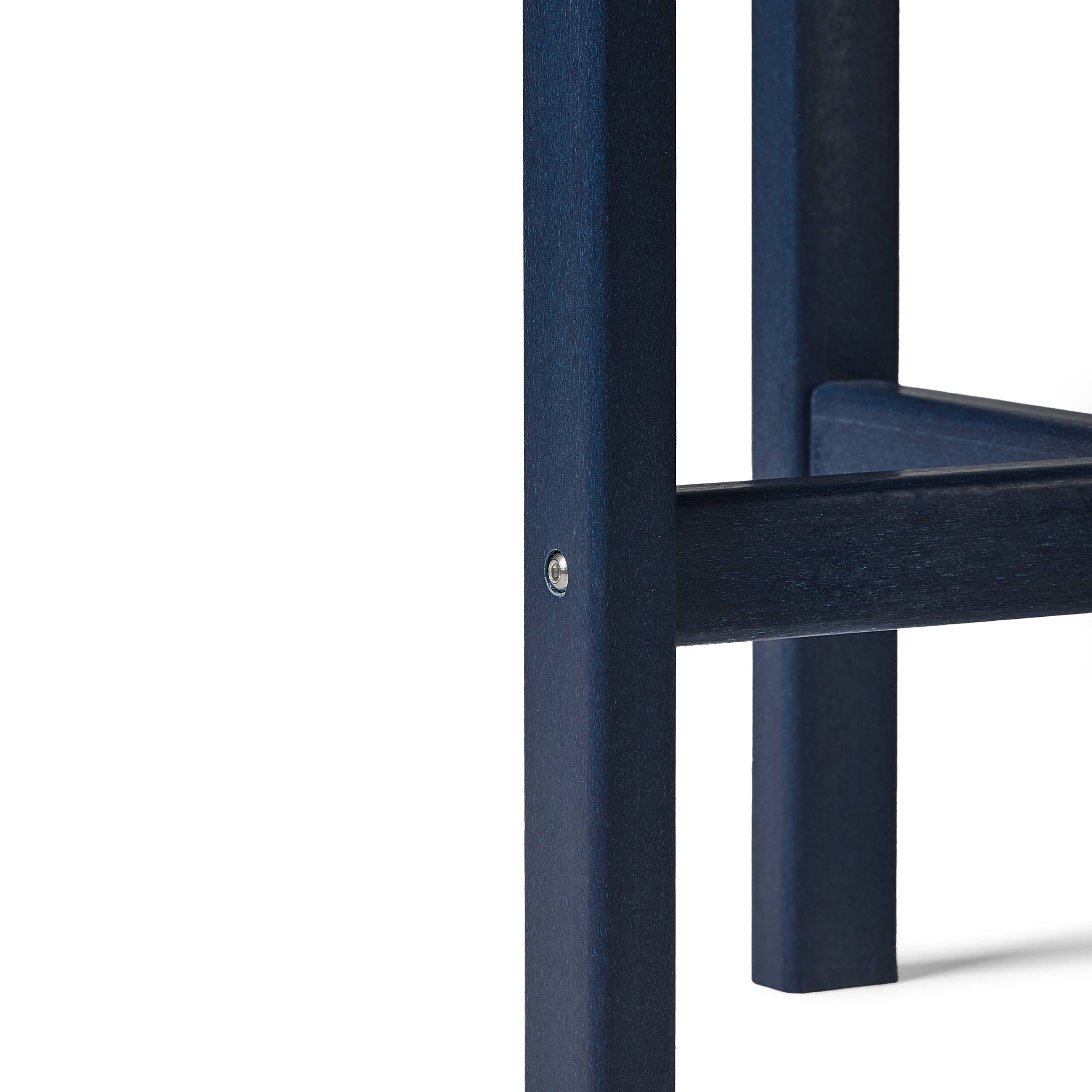 Alt View 6. WestinTrends - WestinTrends Dylan Adirondack Round Outdoor Side Table - Navy Blue.