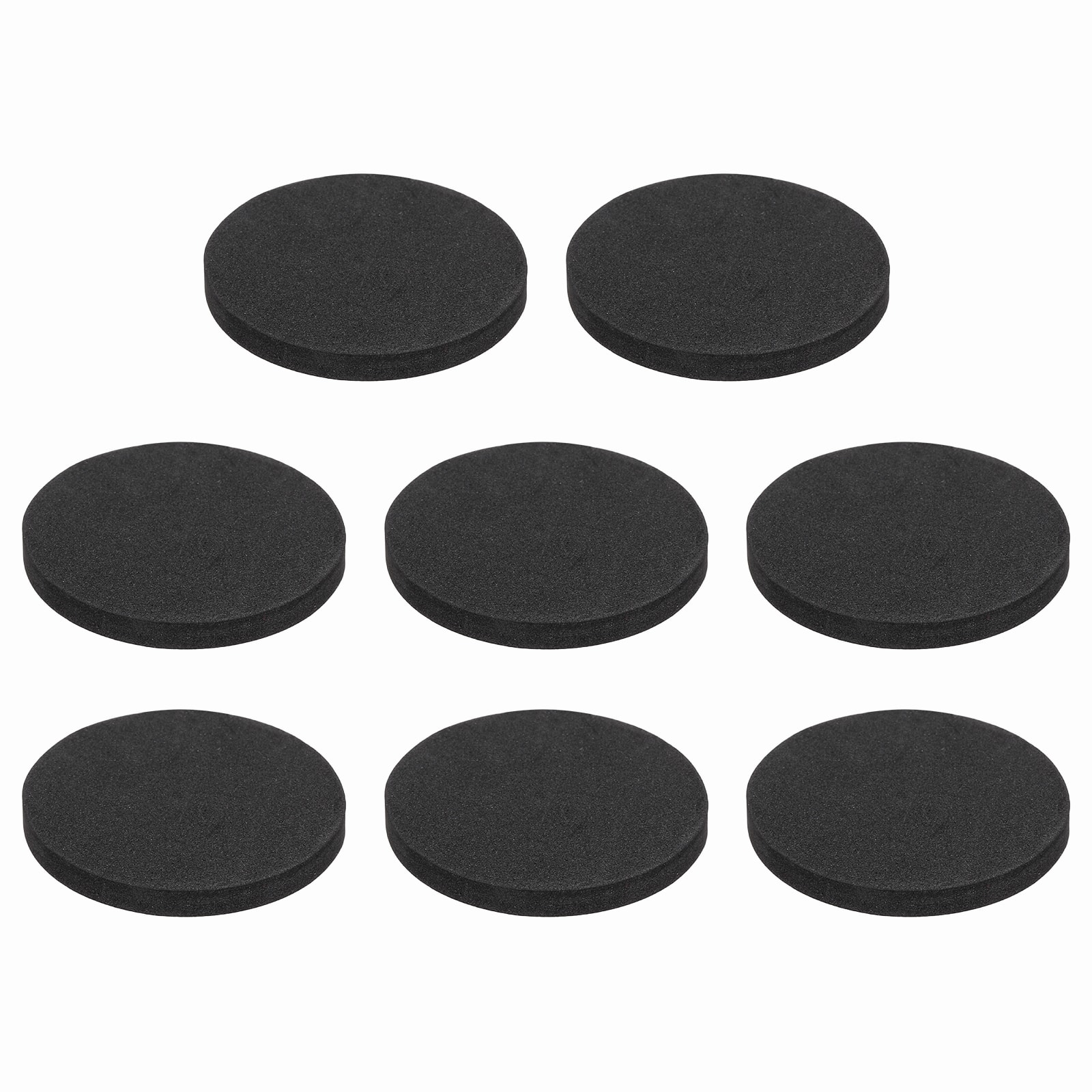 Unique Bargains - 8pcs Single Sided Speaker Isolation Feet Pads, 50x5mm Non Slip Foam Shock Absorption Pad for Amplifier - Black price history on PriceWatchPro