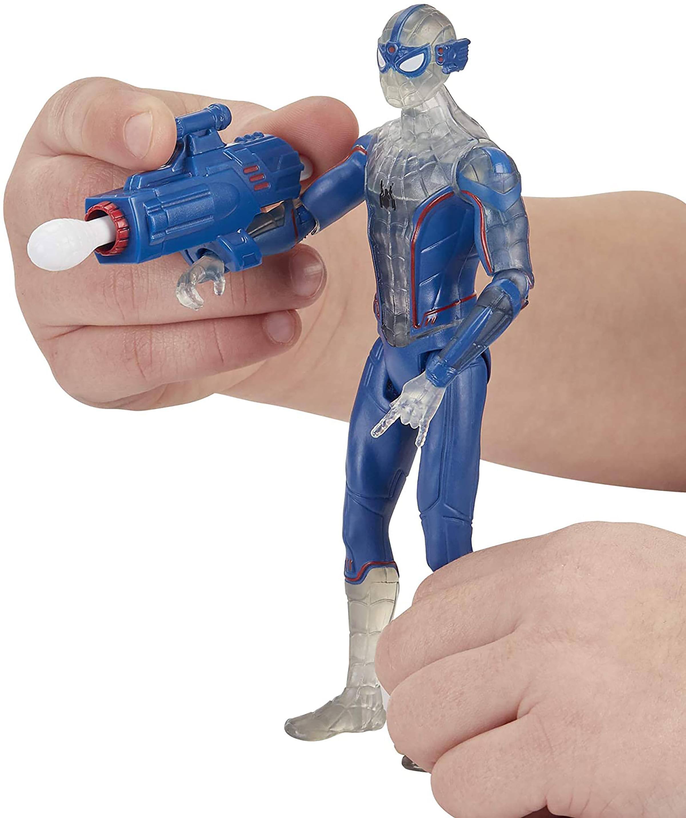 Alt View 10. Marvel - Marvel Spider-Man Far From Home 6 Inch Action Figure | Under Cover Spider-Man - Red.