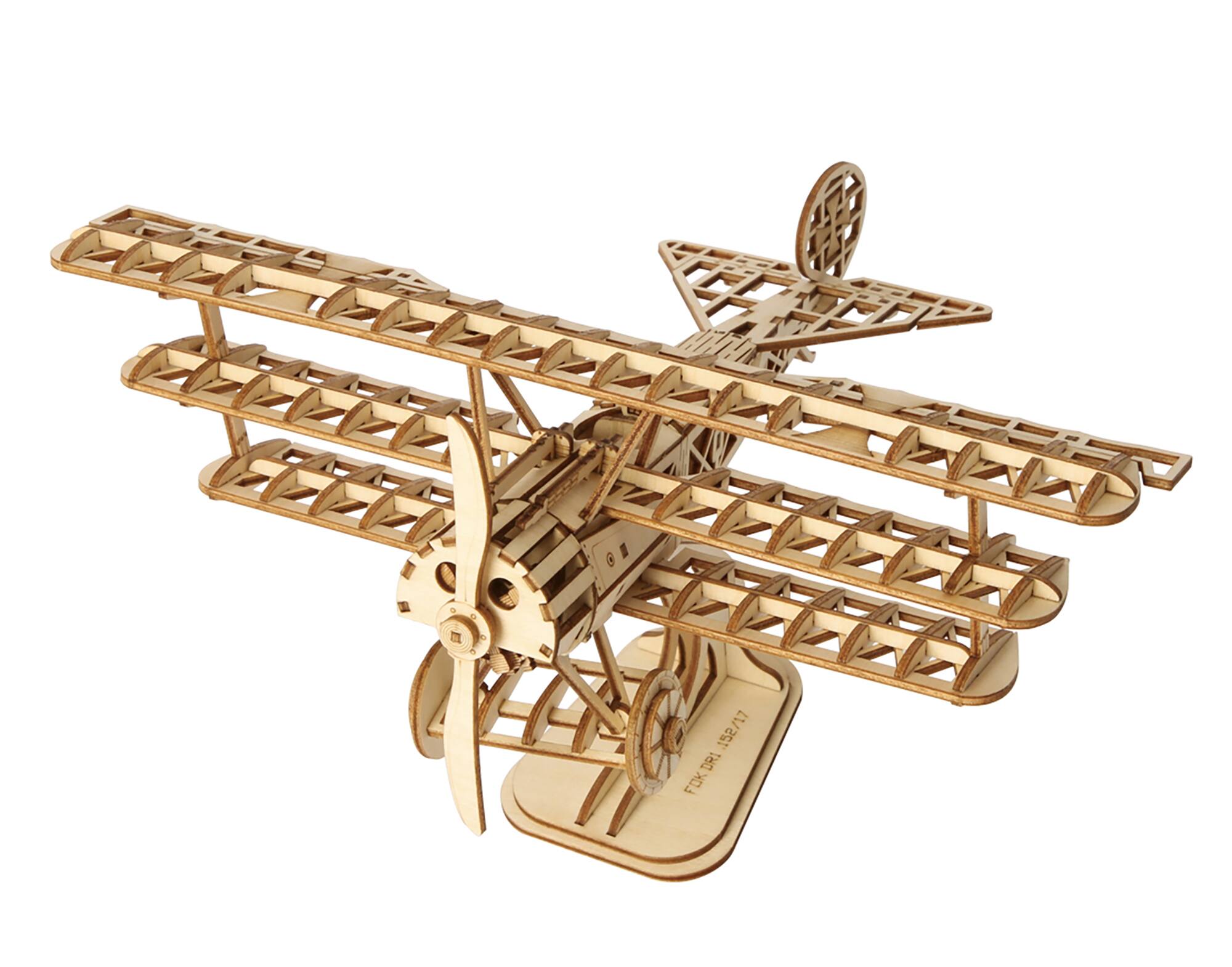 Front. 3D Puzzle - DIY 3D Puzzle - Airplane - 145pcs.