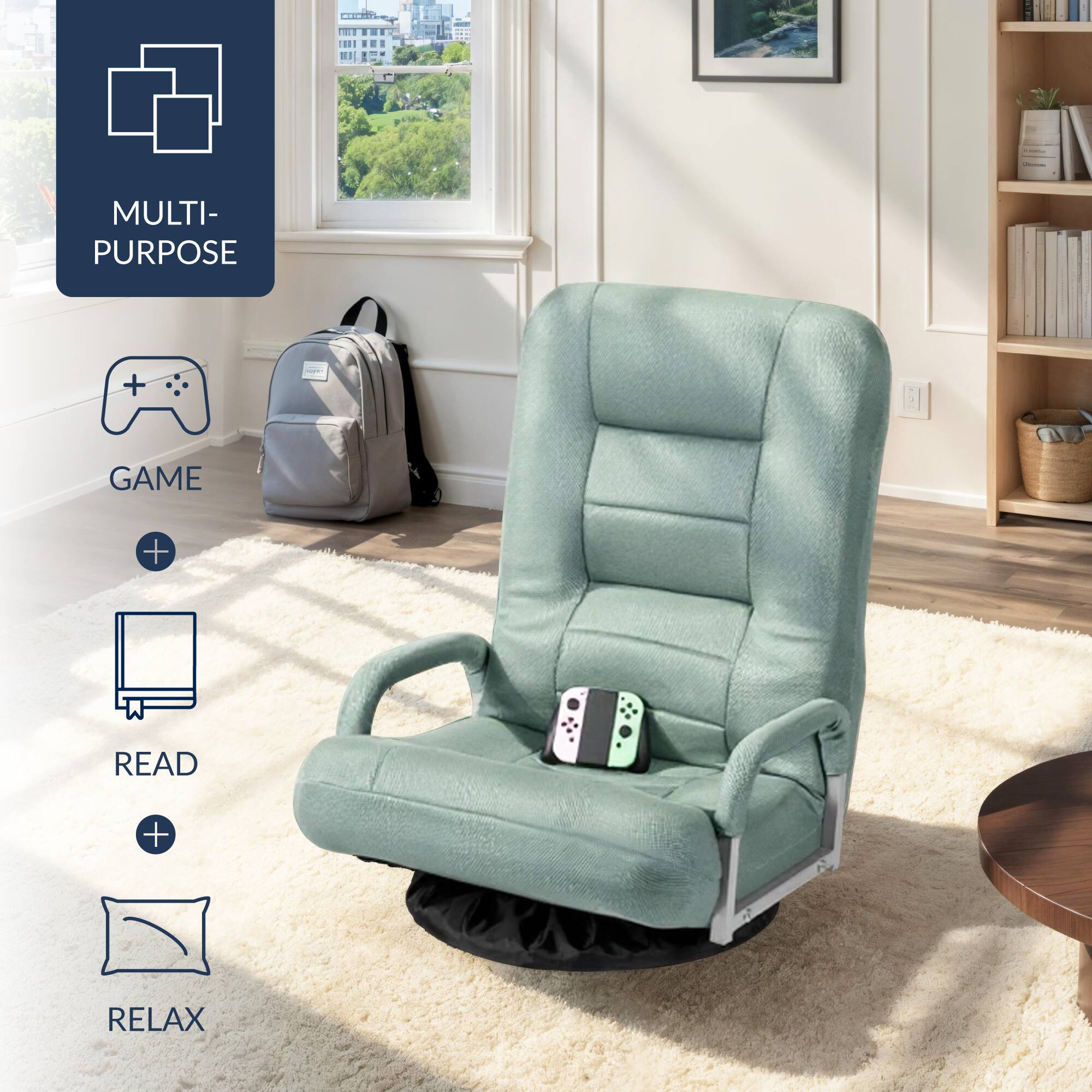 MULTI-PURPOSE  
GAME  
READ  
RELAX