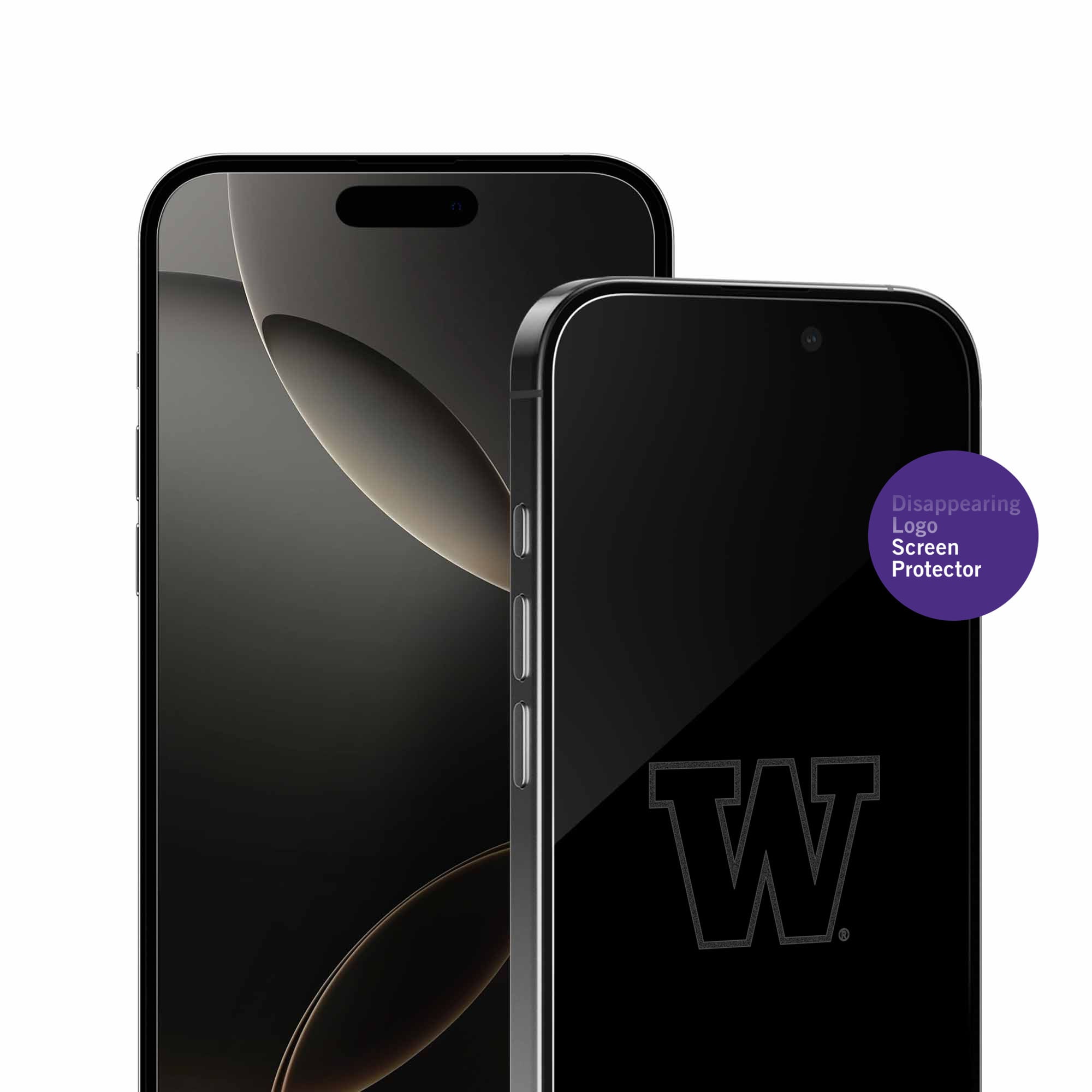 Disappearing Logo Screen Protector