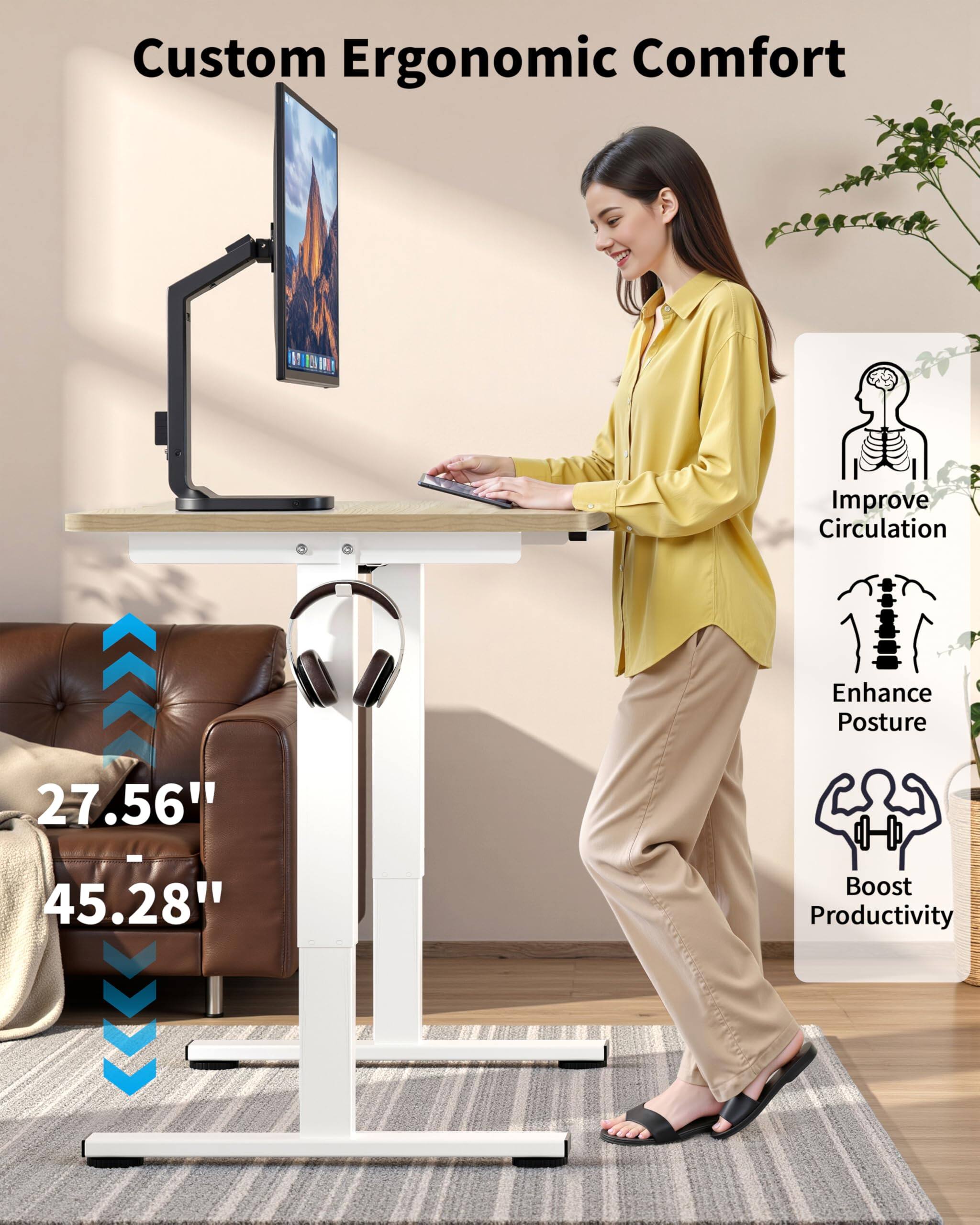 Custom Ergonomic Comfort

- Improve Circulation
- Enhance Posture
- Boost Productivity

27.56" x 45.28"