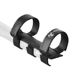 TREBLAB - Universal Speaker Mount for Bike, Golf Cart Railing - Adjustable Strap Holder Compatible with Most Portable Speakers - Black