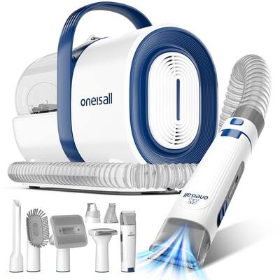 Oneisall LM2 Pet Grooming Kit Pet Vacuum with Clipper Nail