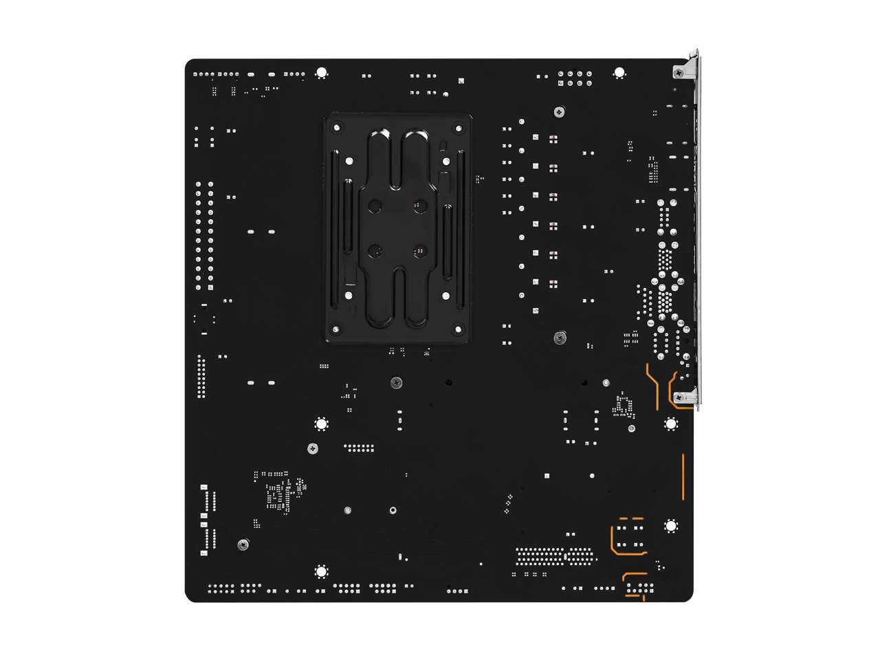 Alt View 4. ASRock - ASRock B850M Rock WiFi AM5 AMD B850 Micro ATX Motherboard.