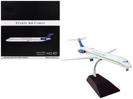 GeminiJets - McDonnell Douglas MD-88 Commercial Aircraft Everts Air Cargo (N965CE) Tail Gemini 200 Series 1/200 - White with Blue