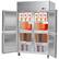 Alt View 5. VEVOR - Commercial Reach-In Freezer, 48" W, 33 Cu.Ft Stainless Steel Upright Freezer, with 4 Doors, Auto-Defrost - Stainless steel color.