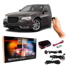 MPC - Remote Start Kit For 2018 Chrysler 300C | Plug and Play | Push Lock 3X to Start - Black