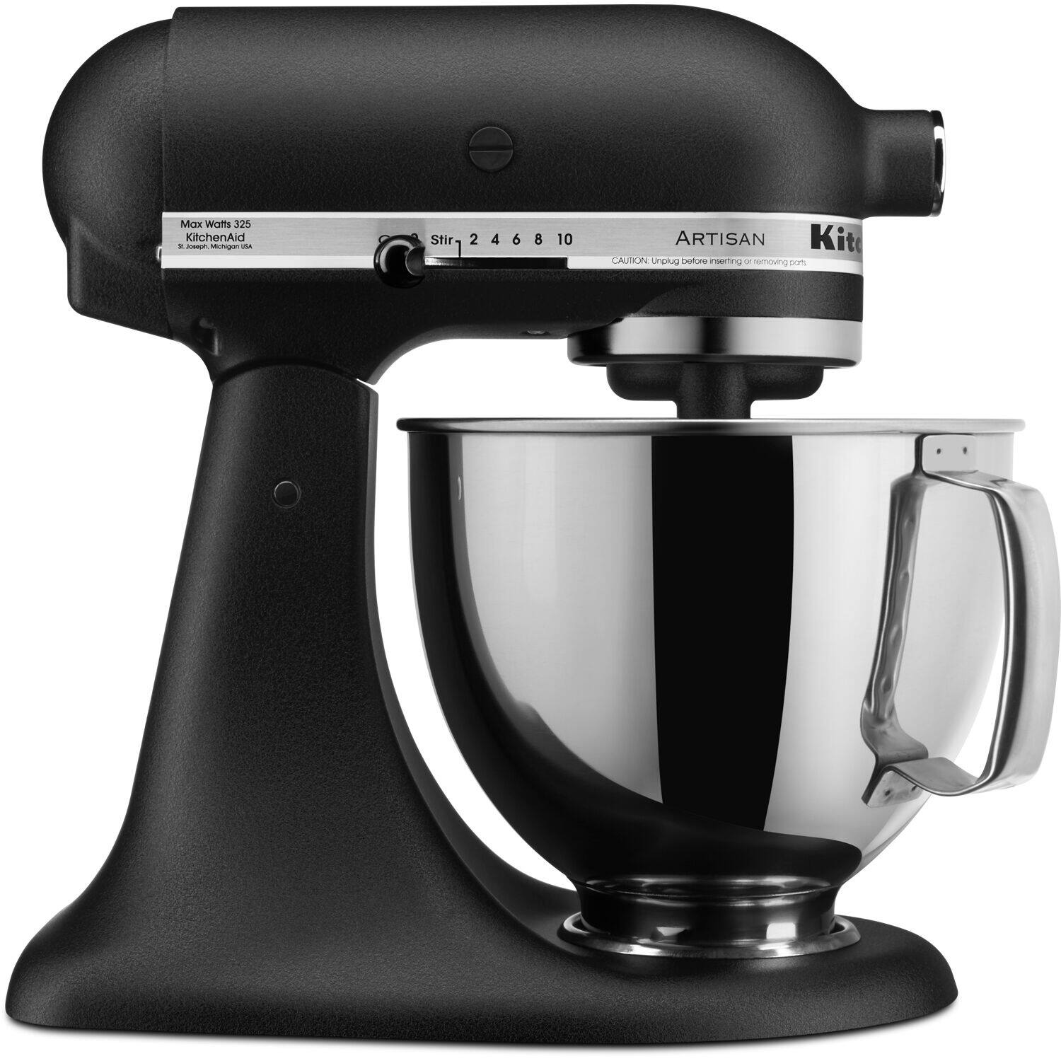 Max Watts KitchenAid - Stir 2 4 6 8 10 ARTISAN KitchenAid - CAUTION: Unplug before inserting or removing parts