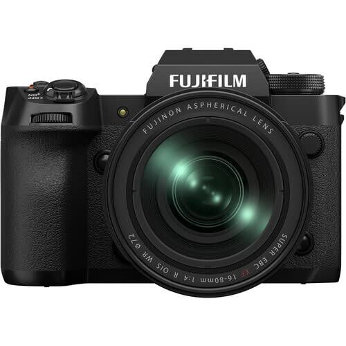 Bundle Fujifilm X H2 Mirrorless Camera with XF16 80mm Lens Black