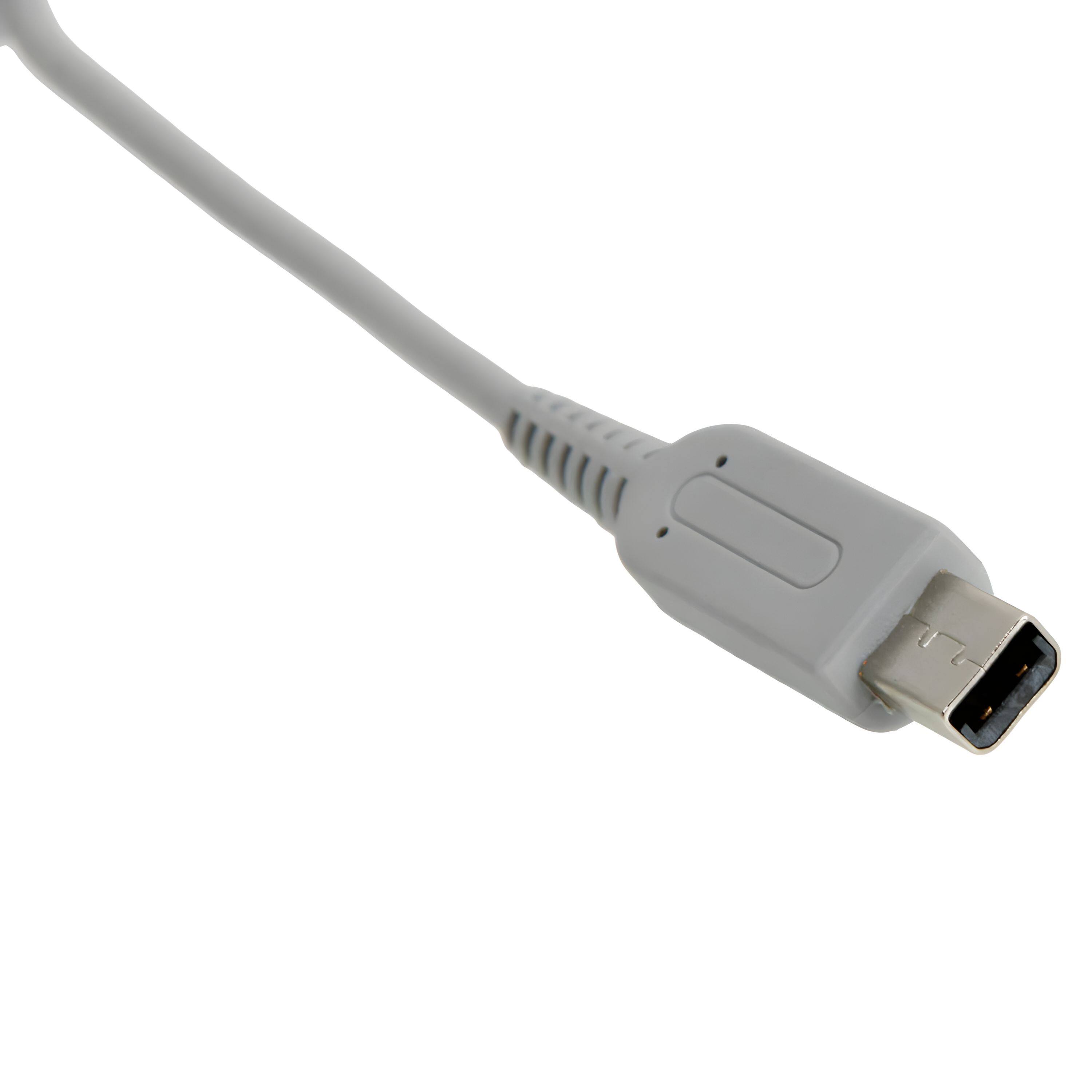 Left. Kitcheniva - AC Adapter Home Wall Charger Cable for Nintendo - Gray.