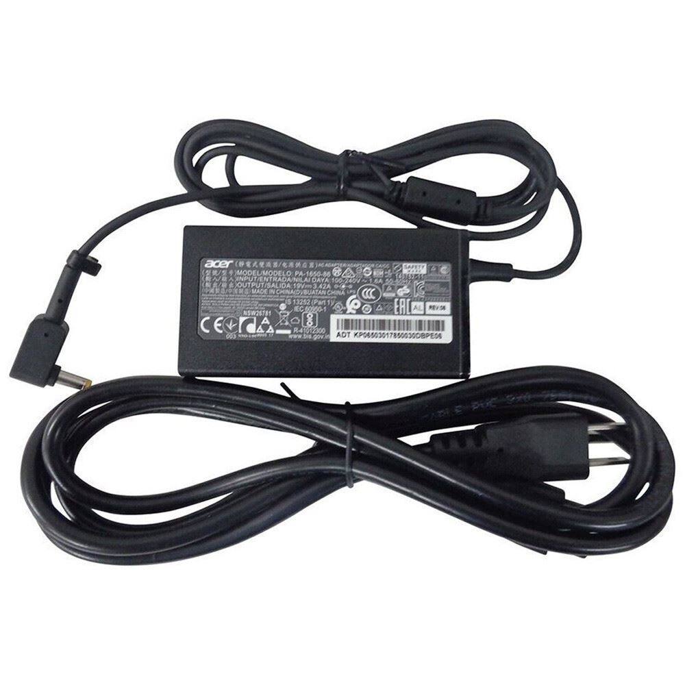 Acer  
MODEL/MODELO: PA-1650-86 C3626s  
INPUT/ENTRADA: 100-240V~ 50/60Hz 1.5A  
OUTPUT/SALIDA: 19V 3.42A  
MADE IN CHINA  
32520  
NSw26781  
IC 50000-1  
EAC  
CE  
CdA  
OIO  
41/2300  
003  
20  
ADT  
KP065030178500300BPE06