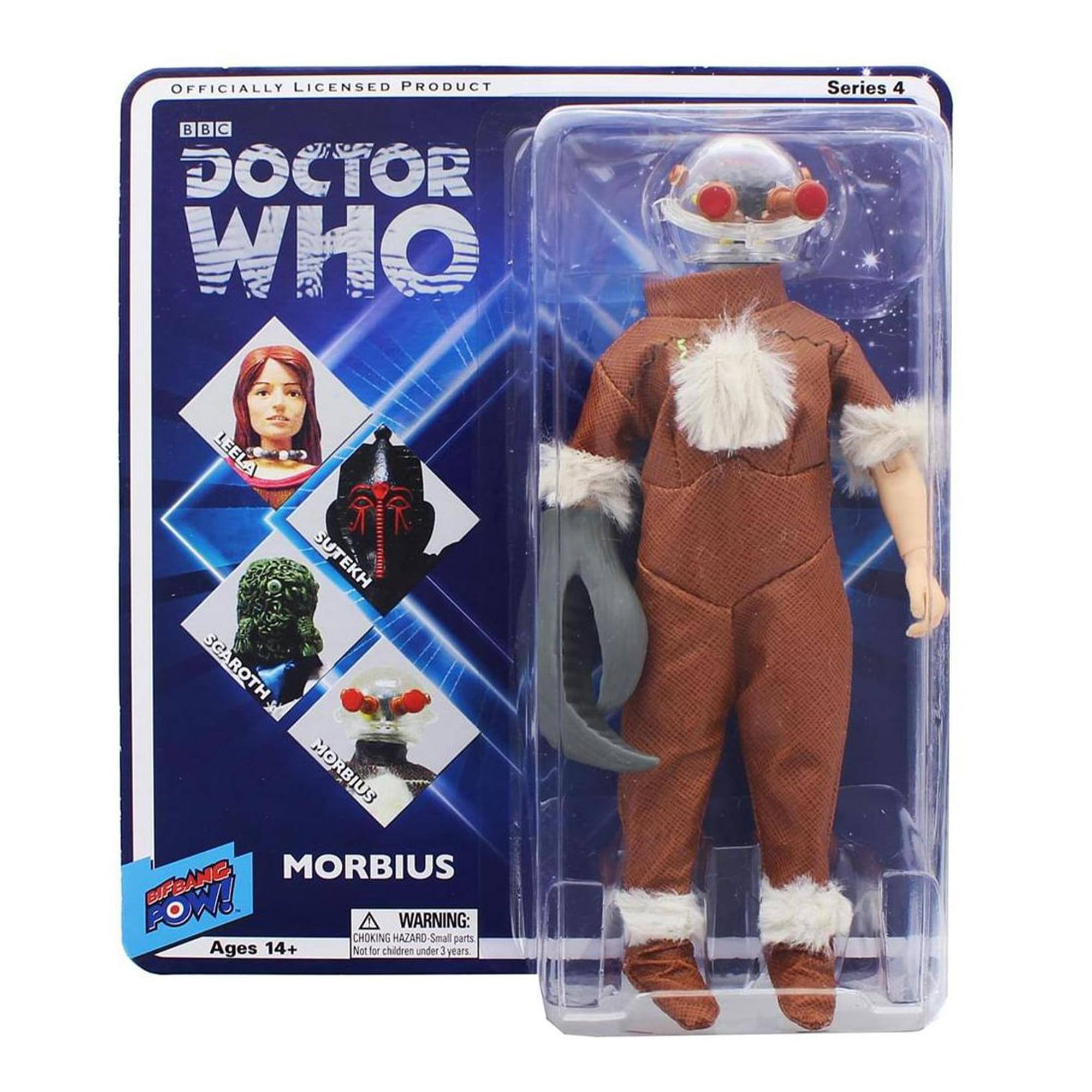 OFFICIALLY LICENSED PRODUCT  
Series 4  
BBC  
DOCTOR WHO  
LEELA  
SUTEKH  
SCAROTH  
MORBIUS  
MORBIUS  
BIFBANG  
WARNING: CHOKING HAZARD Small parts Ages 14+ Not for children under 3 years