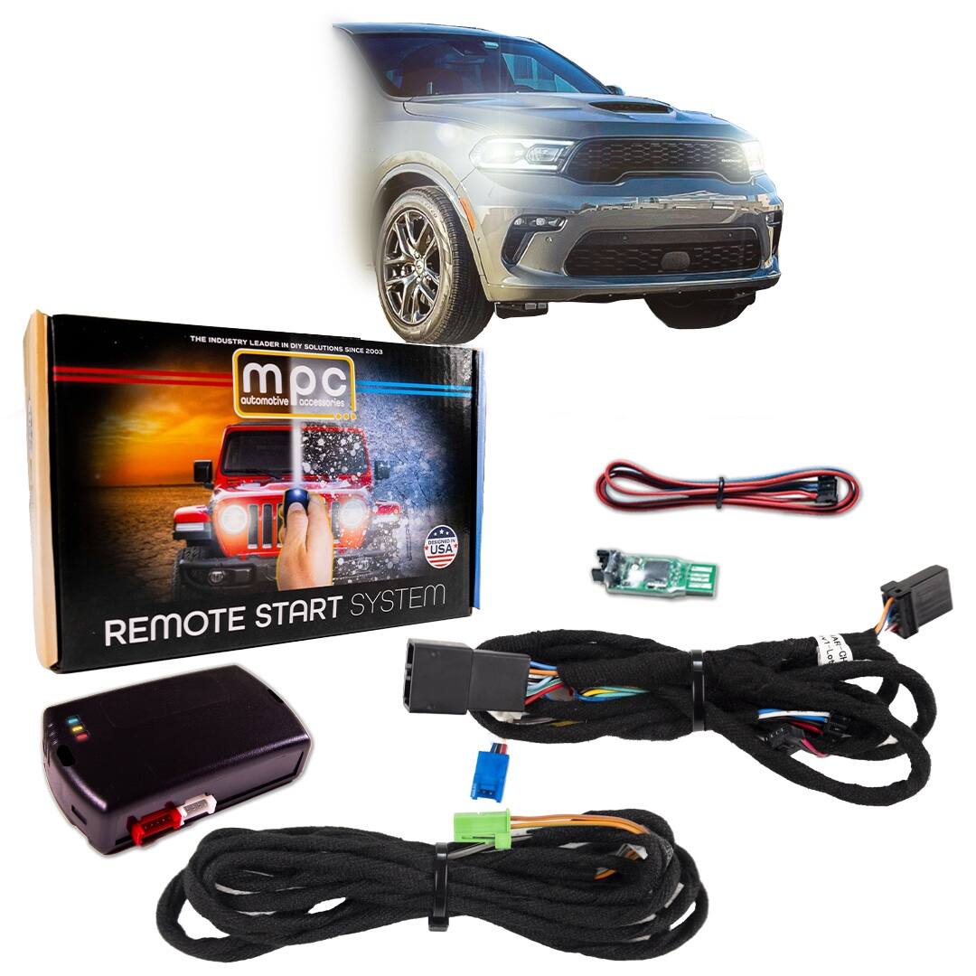 MPC - Plug And Play Remote Start For 2018-2024 Dodge Durango::Push-to-Start::Gas - Black