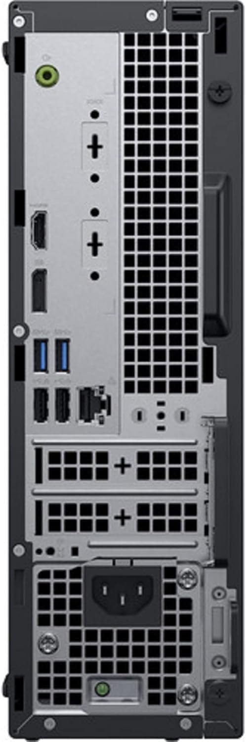 Left. Dell - Dell OptiPlex 3060 SFF Desktop PC, Intel Core i5-8500, 16GB DDR4, 16GB M.2 Optane Memory, 1TB HDD, Wi-Fi, Win11 Pro - Black.