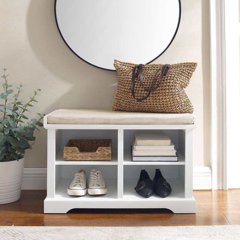 Alt View 10. Crosley Furniture - Anderson Entryway Storage Bench - White.