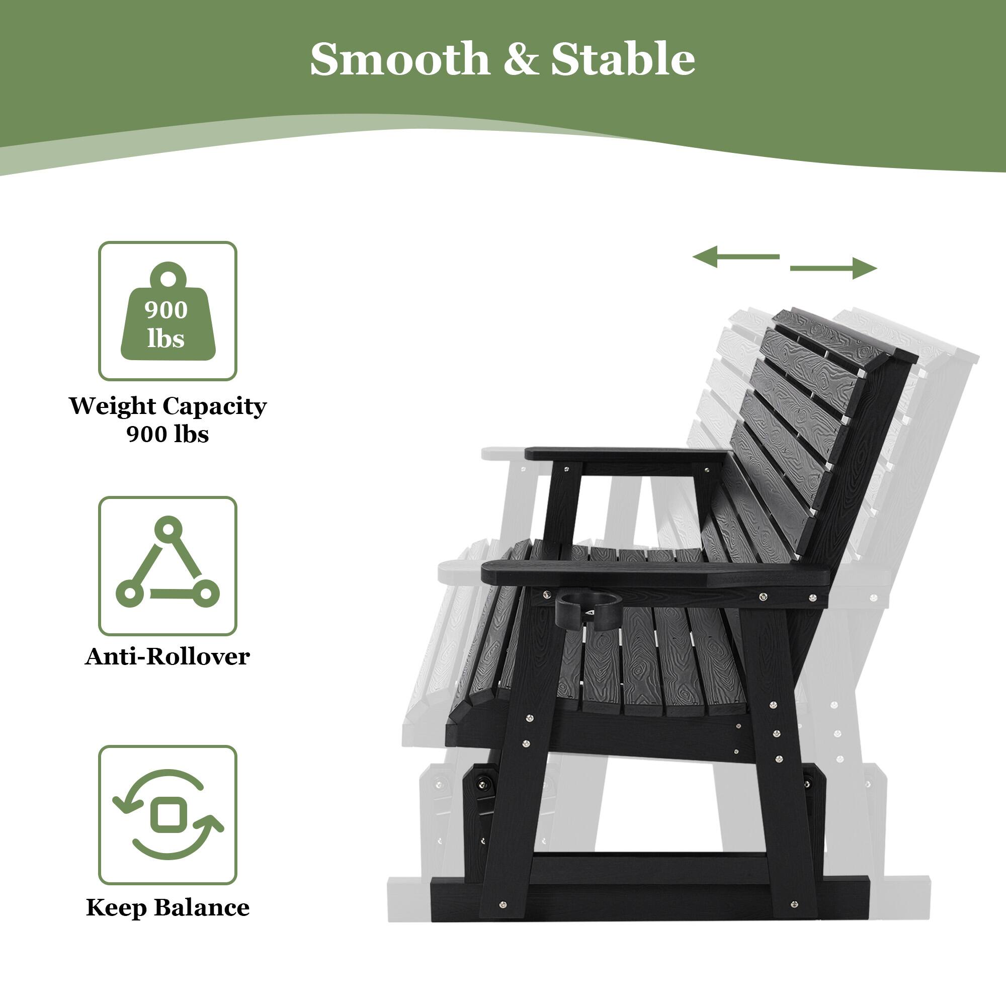 Smooth & Stable

- Weight Capacity: 900 lbs
- Anti-Rollover
- Keep Balance
