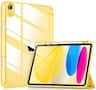 DTTO - Case for iPad (A16) 11-inch 2025 and iPad 10th Generation 10.9 Inch 2022, Clear Back and TPU Shockproof Frame Cover - Yellow