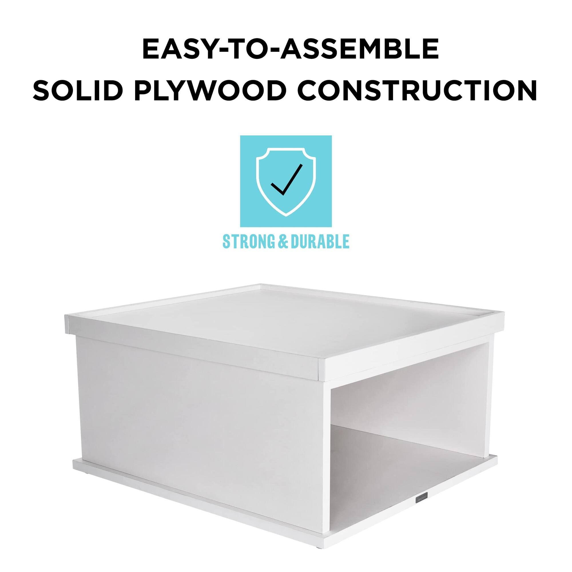 EASY-TO-ASSEMBLE  
SOLID PLYWOOD CONSTRUCTION  
STRONG & DURABLE