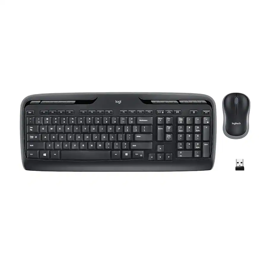 Logitech MK320 Full size Wireless Membrane Keyboard and Mouse Bundle ...