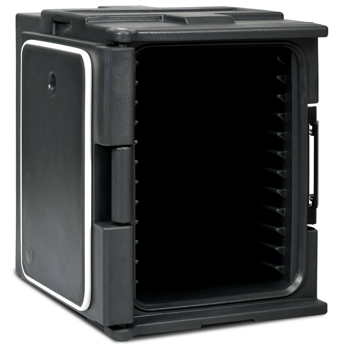 Alt View 10. Ecooso - End-Load Insulated Food Pan Carrier, Hot and Cold Transport Box for Catering - Black.