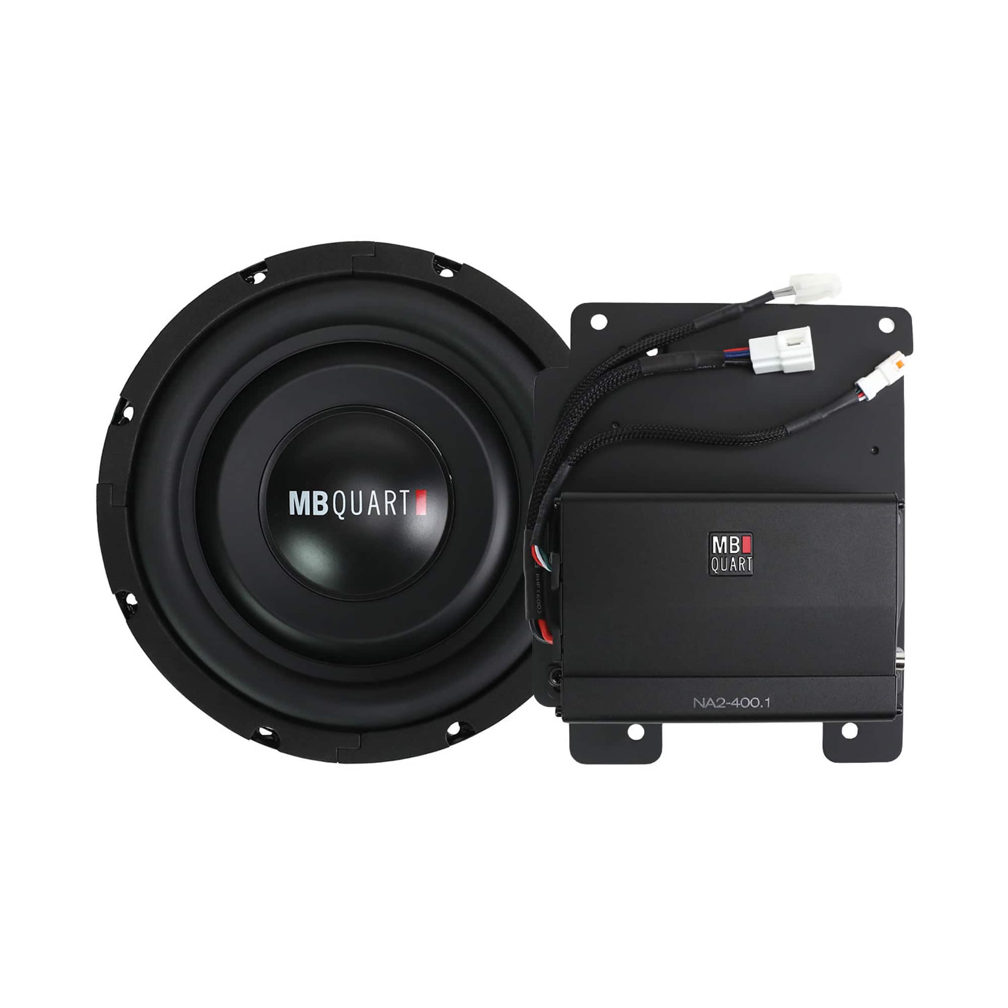 MB Quart - 8" Subwoofer Upgrade for 21-24 Ford Bronco, Tuned Audio Package, 400W - Black