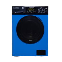 Equator - 1.90 cu ft. VENTLESS/VENTED DRY All-in-One Combo Washer Electric Dryer Convertible | PET SANITIZE 110V - EZ 5500 - Blue