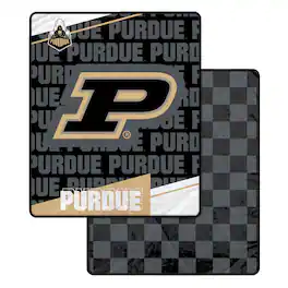 Pegasus - Purdue Boilermakers 60" x 70" Diagonal Ghost Checkered Double-Sided Blanket - Multicolor