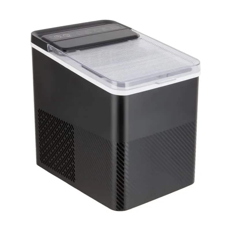 Forest'nSky - Countertop Ice Maker - 26 lb/24H, 2-Size Bullet Ice, Self-Clean, Removable Tray & Scoop - Black