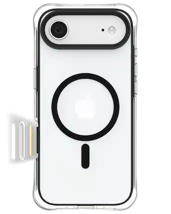 Front. Ornarto - ORNARTO Air Case for iPhone Air Clear with MagSafe | Camera Control Button | Built-in Air Phone Cover-Black - Black.