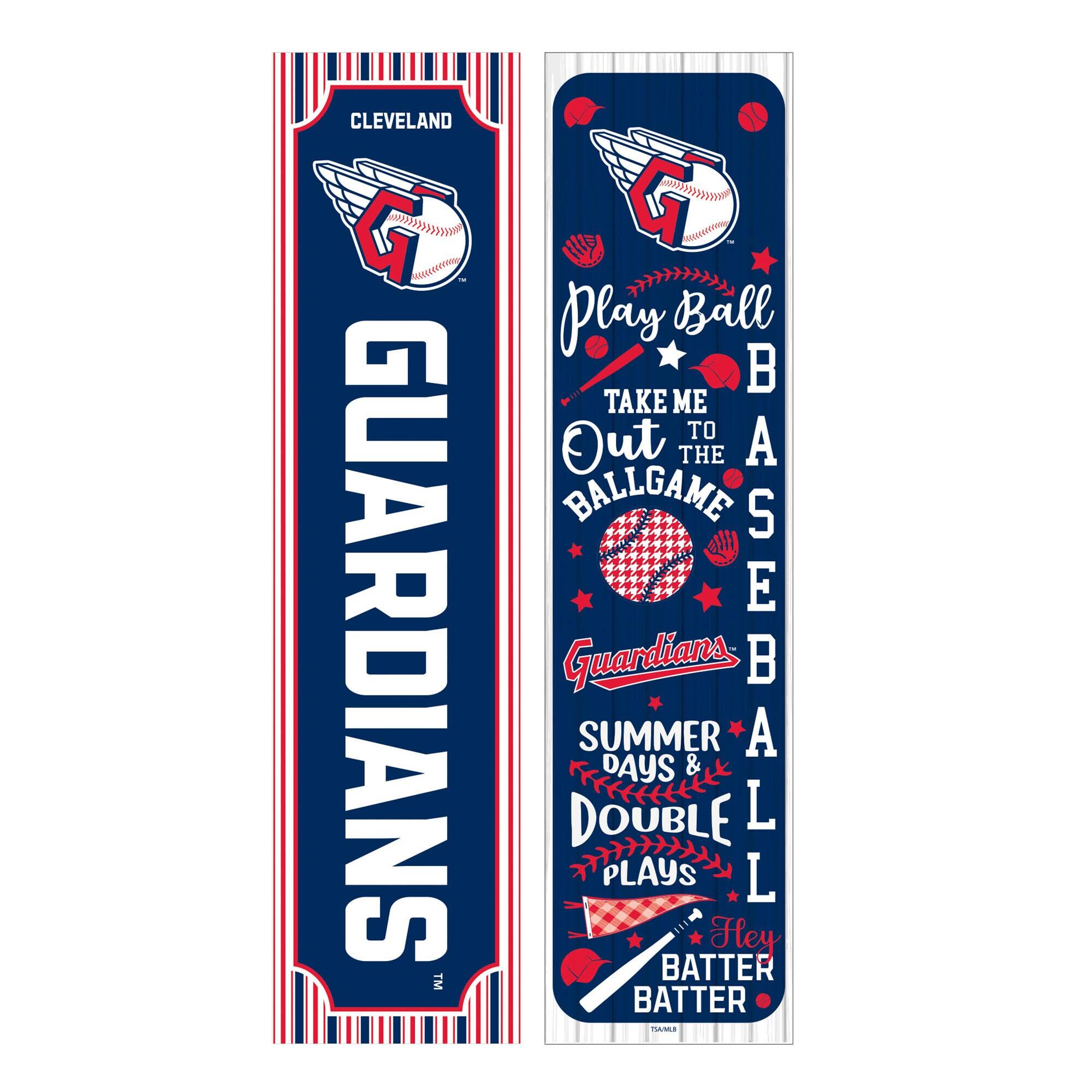 Cleveland Guardians 47" Double-Sided Spring Seasonal Porch Leaner Sign