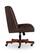 Left. Linon Home Décor - Donora Faux Leather Adjustable Office Chair With Wood Base - Brown.