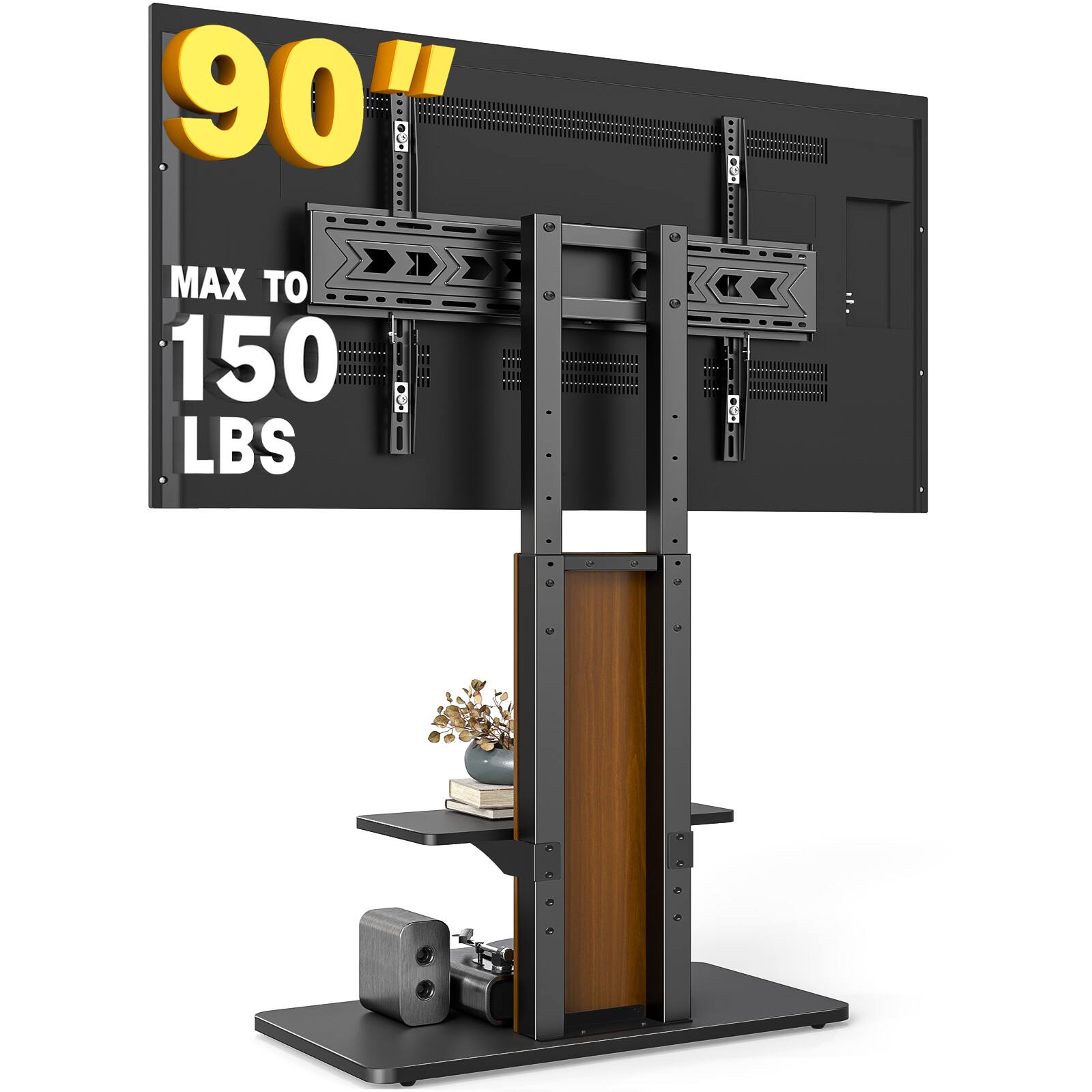 90" MAX TO 150 LBS