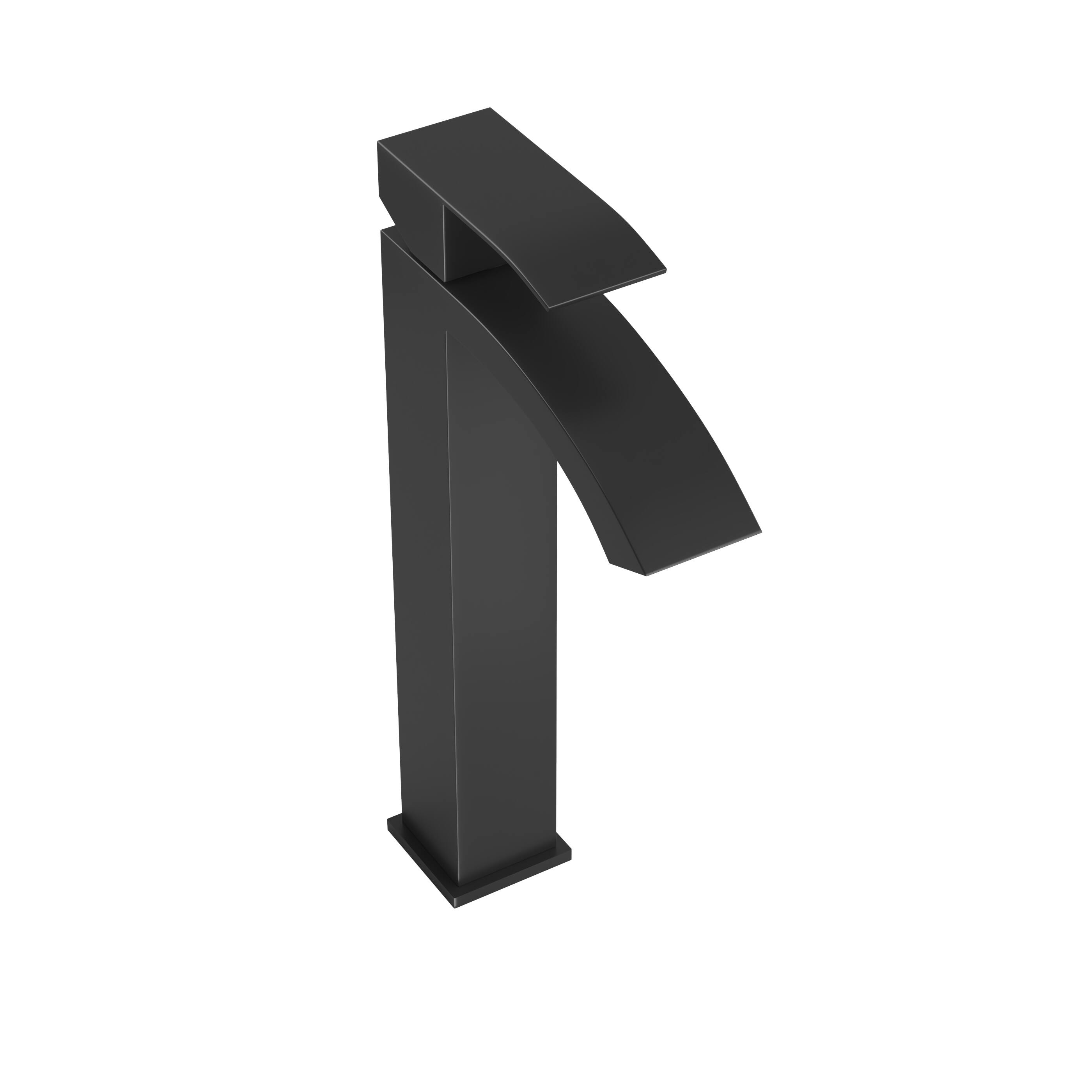 Left. Bothwa Home - Bothwa Home BF-HD1205-MB  6 - Inch Joss Single Handle Bathroom Faucet in Matt Black Finish - Matt Black.